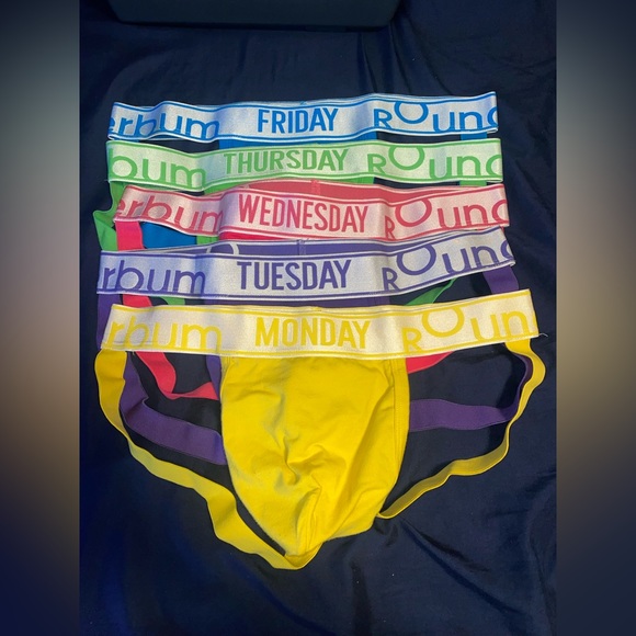 Rounderbum Underwear & Socks Rounderbum 5pack Jockstrap Day Of The